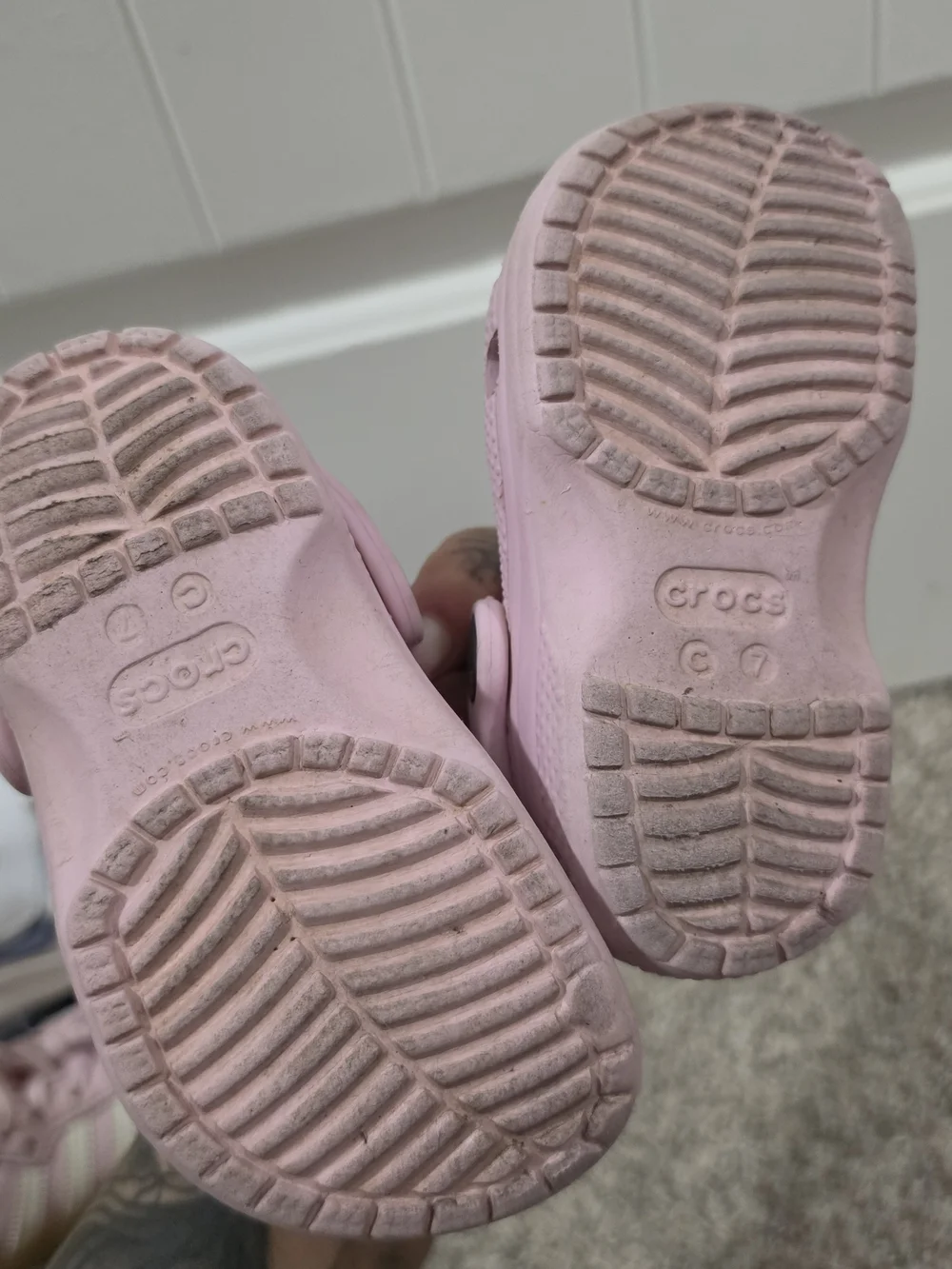Toddler 7C Sneakers - Samba OG Crocs Nikes